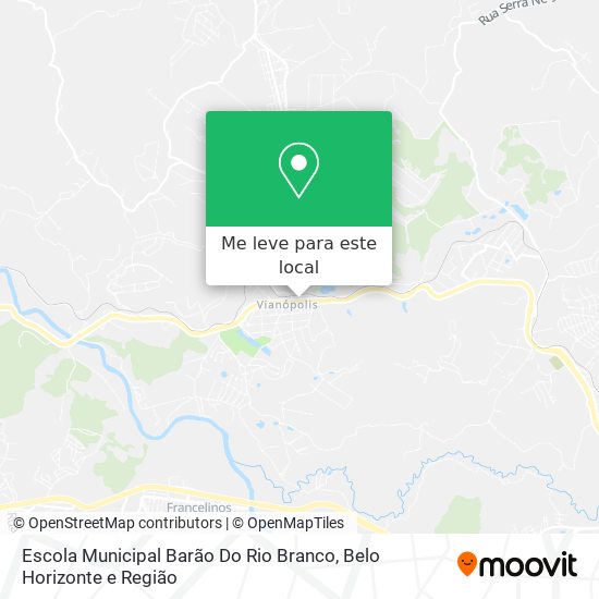 Escola Municipal Barão Do Rio Branco mapa