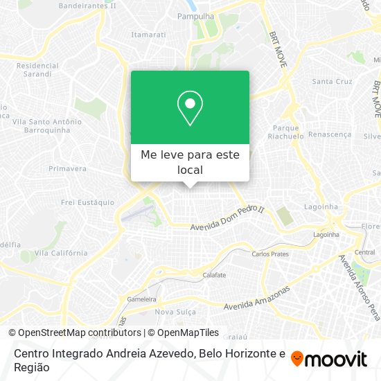 Centro Integrado Andreia Azevedo mapa