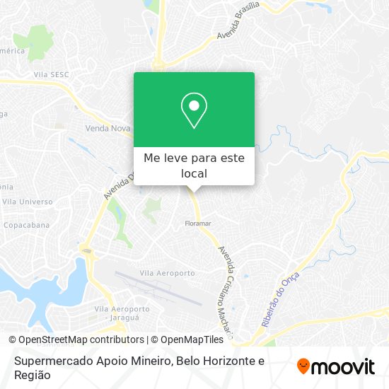 Supermercado Apoio Mineiro mapa