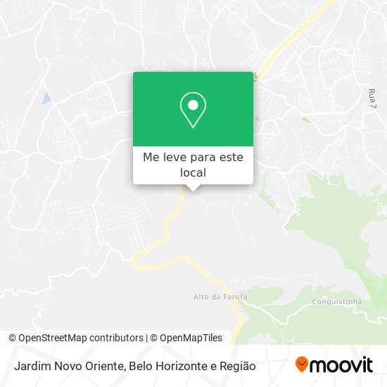 Jardim Novo Oriente mapa