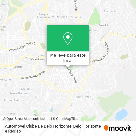 Automóvel Clube De Belo Horizonte mapa