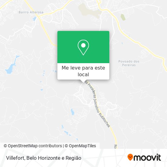 Villefort mapa