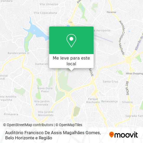 Auditório Francisco De Assis Magalhães Gomes mapa