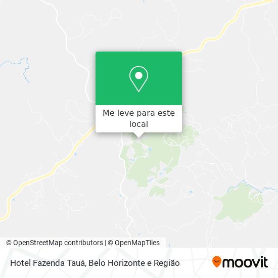Hotel Fazenda Tauá mapa