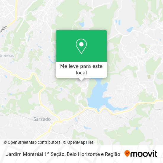 Jardim Montréal 1ª Seção mapa