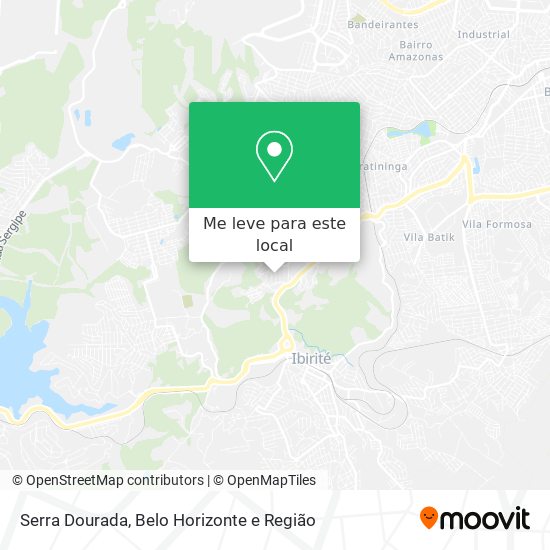 Serra Dourada mapa