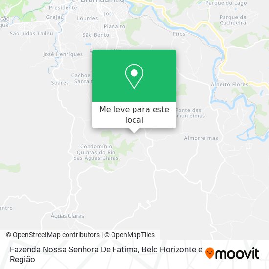 Fazenda Nossa Senhora De Fátima mapa