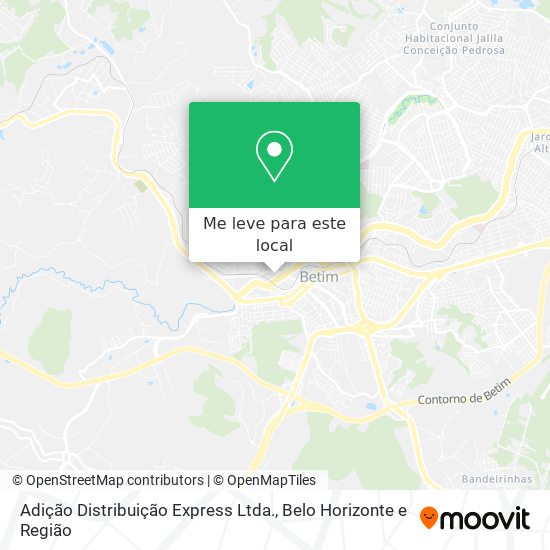 Adição Distribuição Express Ltda. mapa