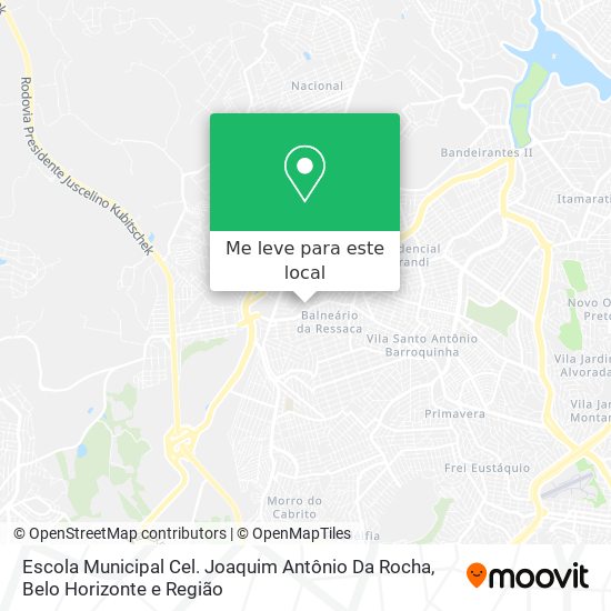 Escola Municipal Cel. Joaquim Antônio Da Rocha mapa