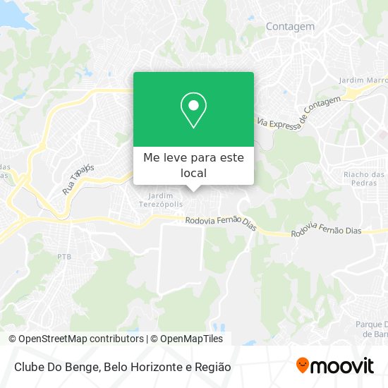 Clube Do Benge mapa