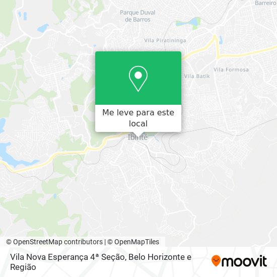 Vila Nova Esperança 4ª Seção mapa