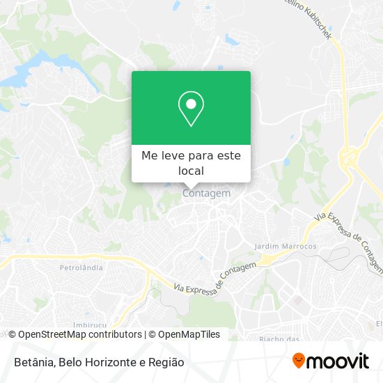 Betânia mapa