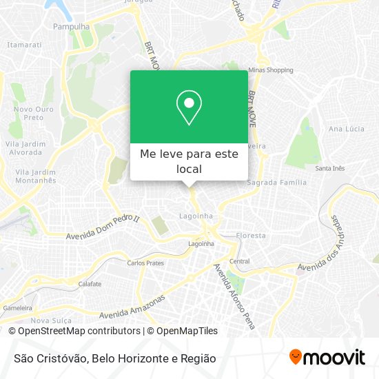 São Cristóvão mapa
