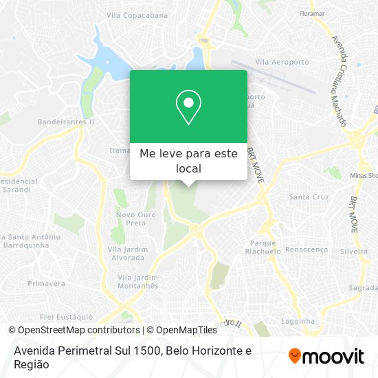 Avenida Perimetral Sul 1500 mapa