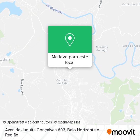 Avenida Juquita Gonçalves 603 mapa