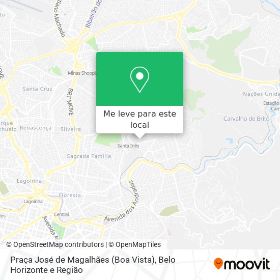 Praça José de Magalhães (Boa Vista) mapa