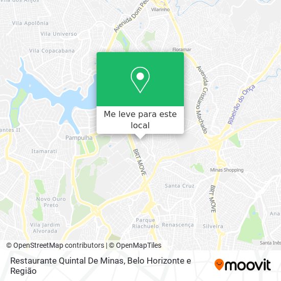 Restaurante Quintal De Minas mapa