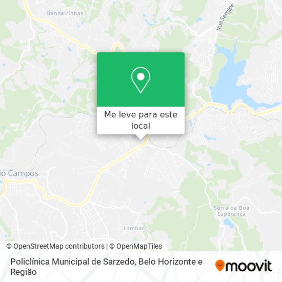 Policlínica Municipal de Sarzedo mapa