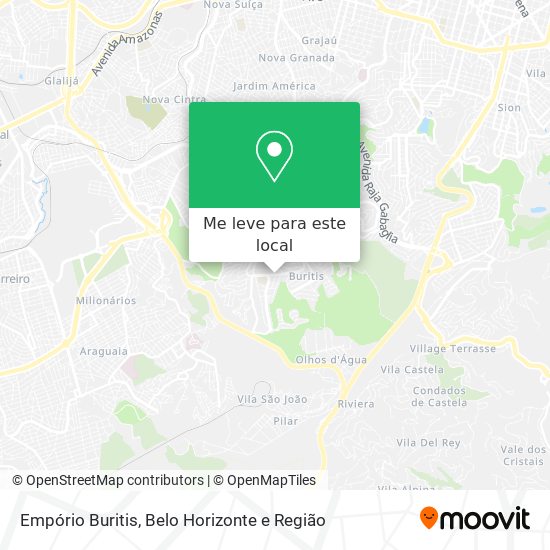 Empório Buritis mapa
