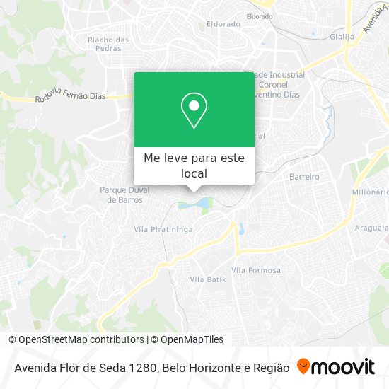 Avenida Flor de Seda 1280 mapa
