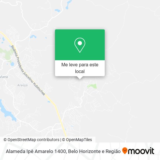Alameda Ipê Amarelo 1400 mapa