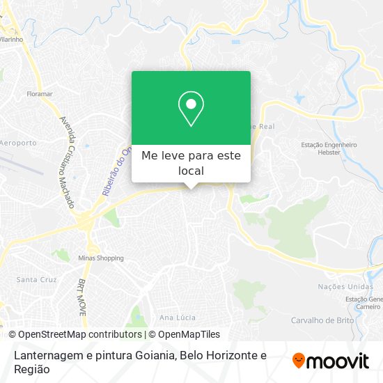 Lanternagem e pintura Goiania mapa