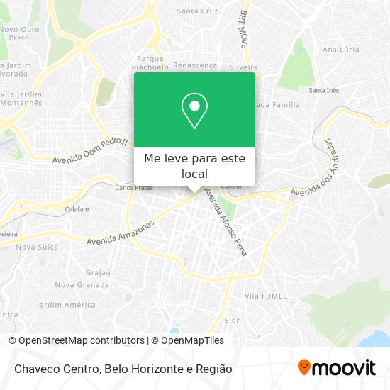 Chaveco Centro mapa