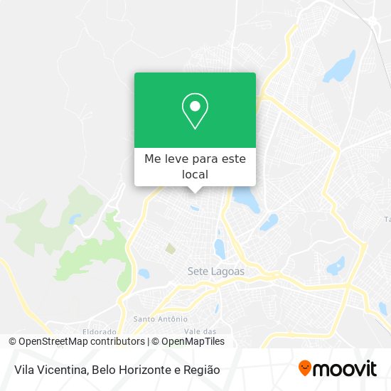 Vila Vicentina mapa