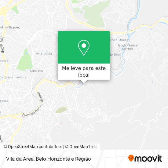 Vila da Area mapa