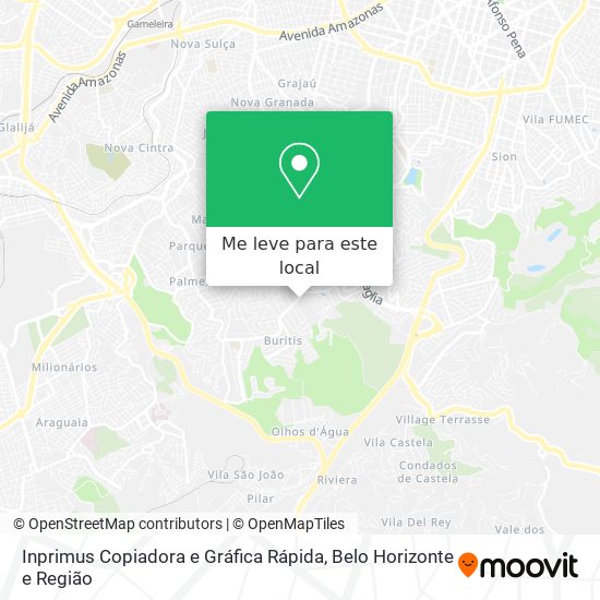Inprimus Copiadora e Gráfica Rápida mapa