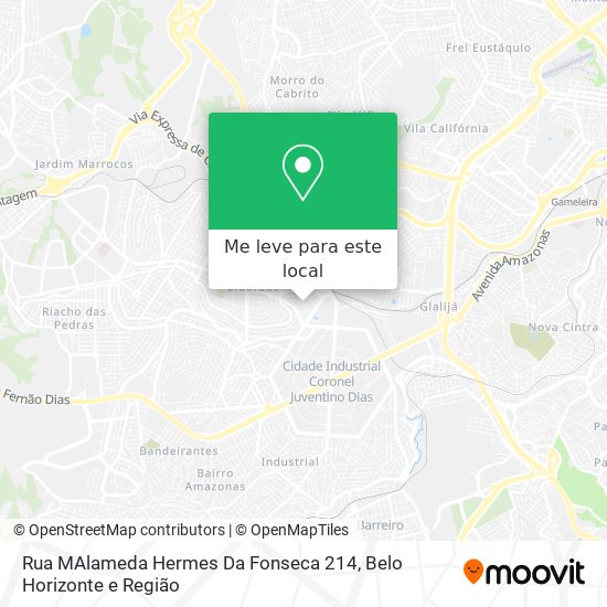 Rua MAlameda Hermes Da Fonseca 214 mapa