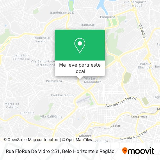 Rua FloRua De Vidro 251 mapa