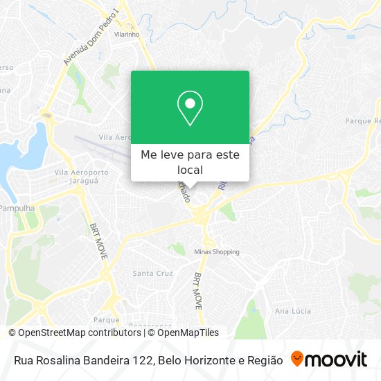 Rua Rosalina Bandeira 122 mapa