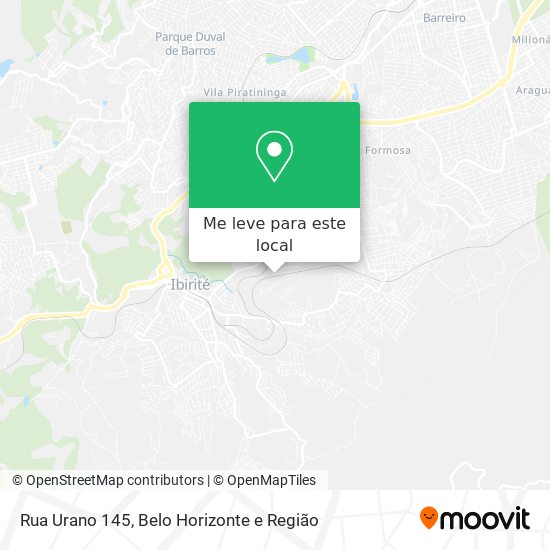 Rua Urano 145 mapa