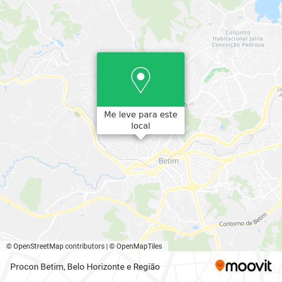 Procon Betim mapa