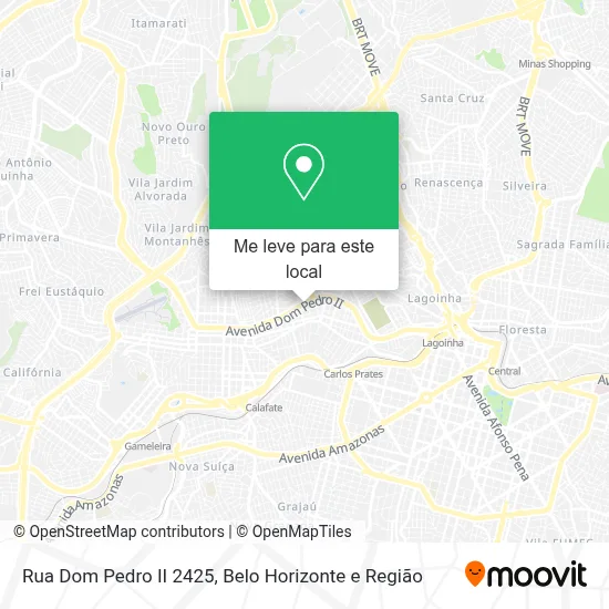 Rua Dom Pedro II 2425 mapa
