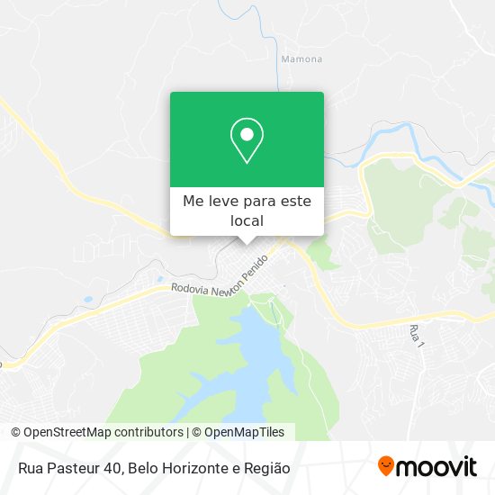 Rua Pasteur 40 mapa