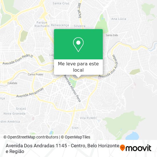 Avenida Dos Andradas 1145 - Centro mapa