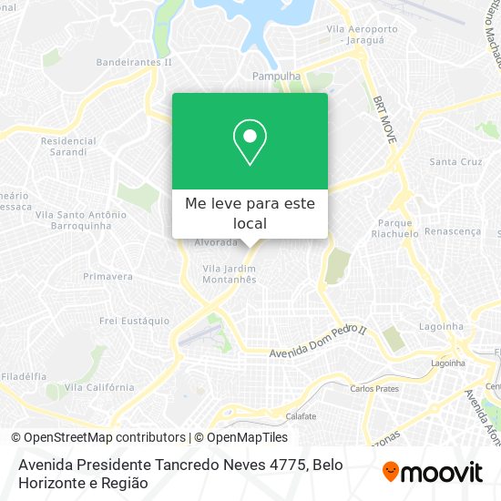 Avenida Presidente Tancredo Neves 4775 mapa