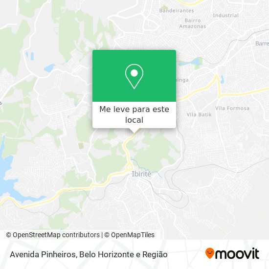 Avenida Pinheiros mapa