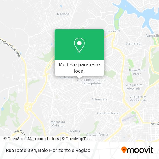 Rua Ibate 394 mapa