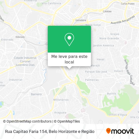 Rua Capitao Faria 154 mapa