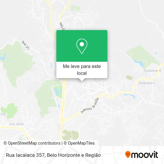 Rua Iacaiaca 357 mapa