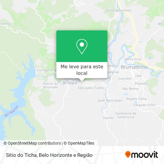 Sítio do Ticha mapa