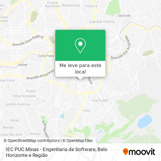 IEC PUC Minas - Engenharia de Software mapa