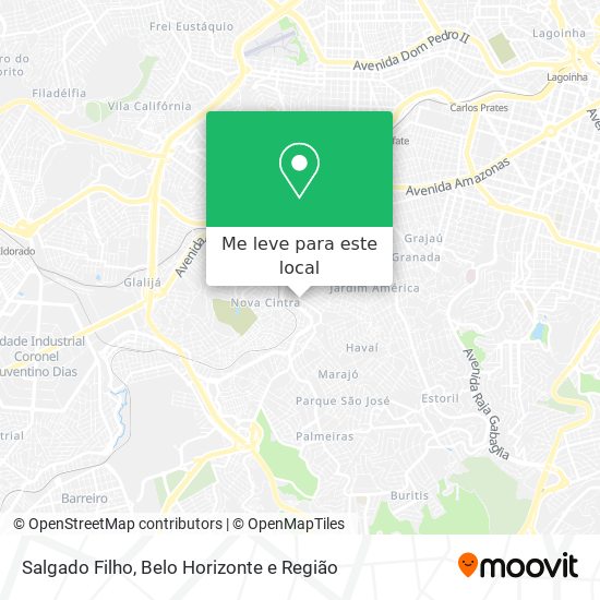 Salgado Filho mapa