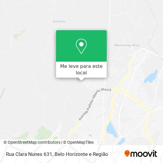 Rua Clara Nunes 631 mapa