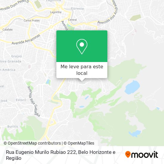 Rua Eugenio Murilo Rubiao 222 mapa