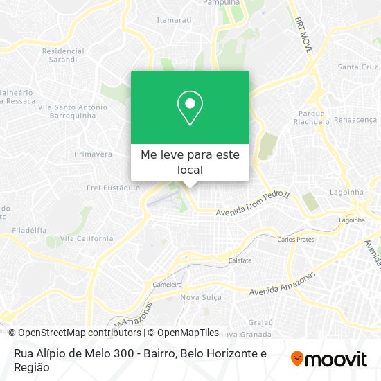 Rua Alípio de Melo 300 - Bairro mapa