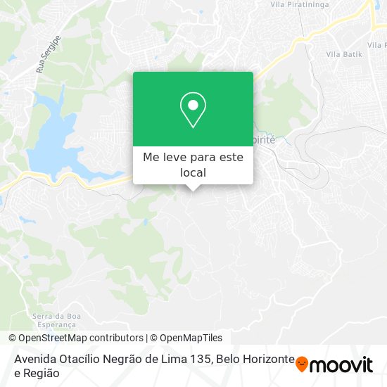 Avenida Otacílio Negrão de Lima 135 mapa